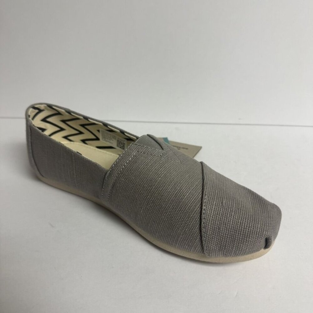Toms Womens Alpargata Slip On Gray Size 9.5 M - Picture 2 of 6